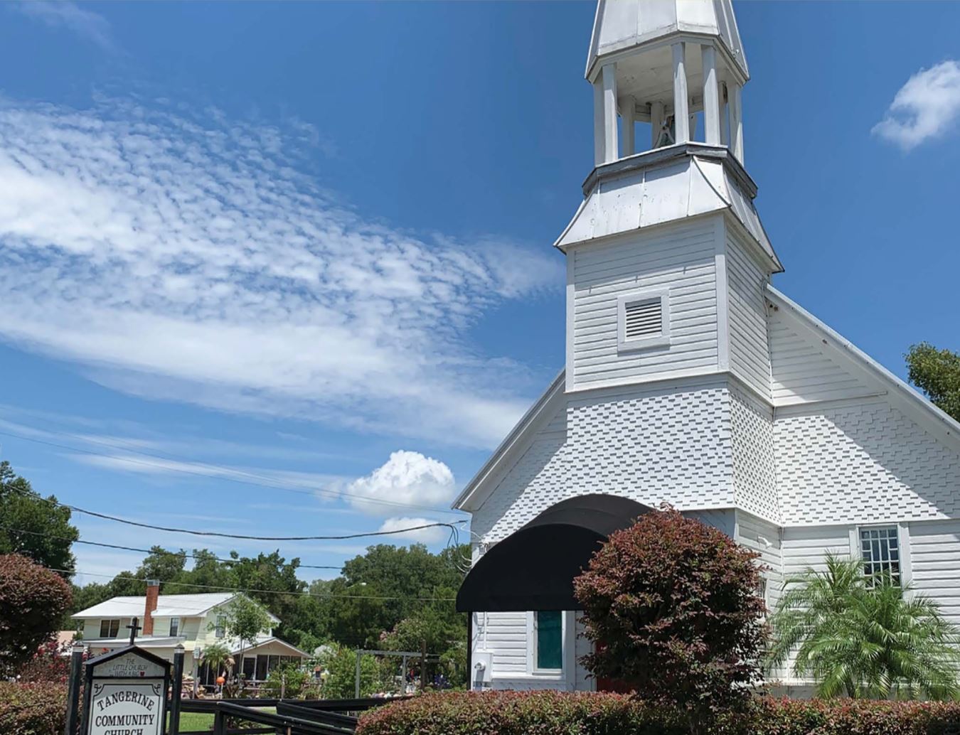 Beautiful view of the Tangerine Church